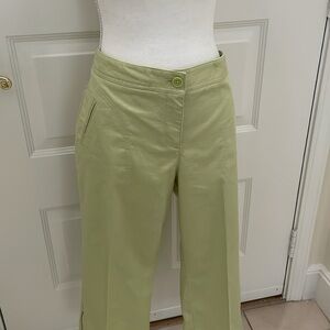 Loft Petites Marisa Light Green Capris 14P